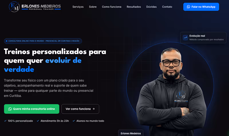 Imagem do projeto Erlones Medeiros Personal