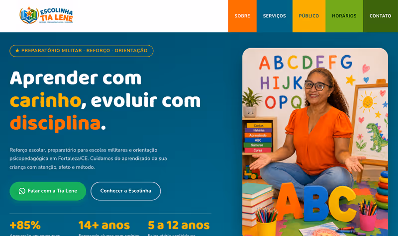 Imagem do projeto Escolinha Tia Lene