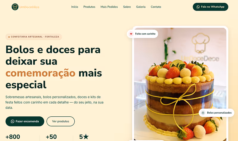 Imagem do projeto Um Doce Dêce