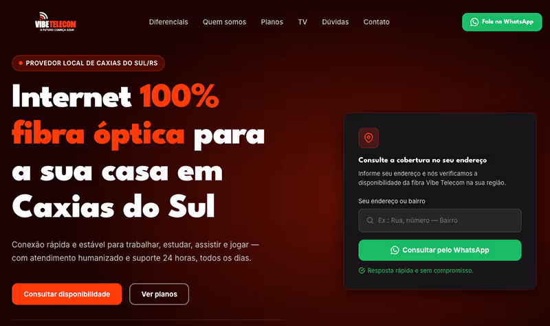 Imagem do projeto Vibe Telecom